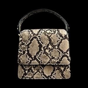 JW PEI The Fae Top Handle Bag Natural Snake Embossed 2020 Small Handbags